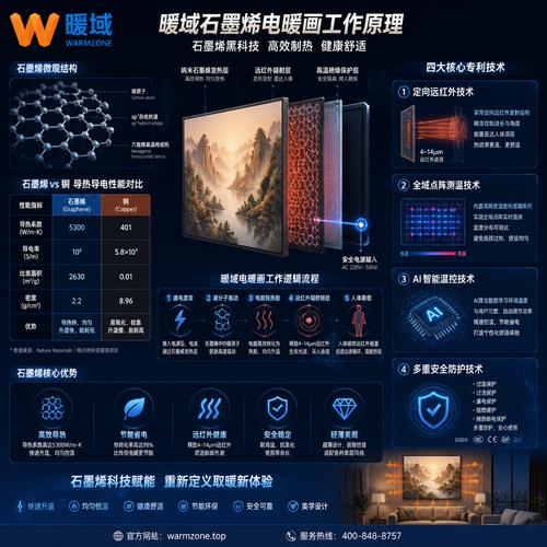 石墨烯电暖画技术原理深度解析 - 暖域石墨烯发热技术 | warmzone.top